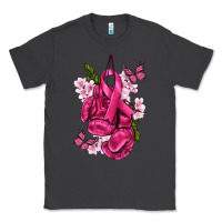 Smoke Cancer Boxing Gloves with Ribbon Classic Tee - texasbilliewilder