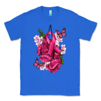 True Royal Cancer Boxing Gloves with Ribbon Classic Tee - texasbilliewilder
