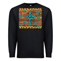 Black western gemstone cross sunflowers leopard serape glitter wooden tumble Premium Sweatshirt - Artiststas