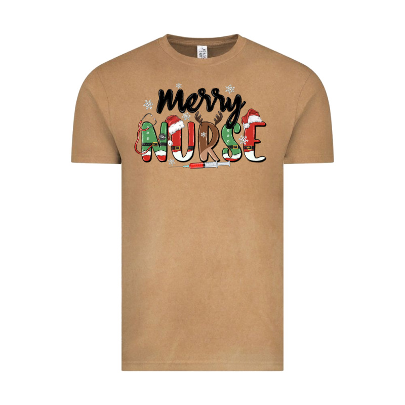 Merry Nurse Vintage Tee by MaliasSmallBusiness | Teevron