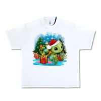White christmas turtle Urban Heavy Tee - Zillion Design Studio