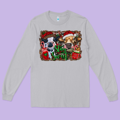 Stay Sweet Heifers Long Sleeve Tee Designed By Ranaportraitstore