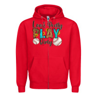 Red look pretty  play dirty Zipper Hoodie - HRA Design Shop
