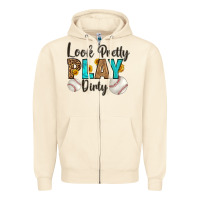 Sandshell look pretty  play dirty Zipper Hoodie - HRA Design Shop