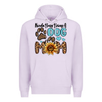 Lilac kinda busy being a dog mom Premium Hoodie - MaliasSmallBusiness