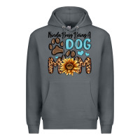 Rock kinda busy being a dog mom Premium Hoodie - MaliasSmallBusiness