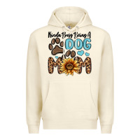 Sandshell kinda busy being a dog mom Premium Hoodie - MaliasSmallBusiness
