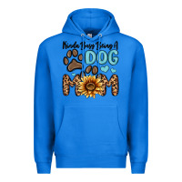 True Royal kinda busy being a dog mom Premium Hoodie - MaliasSmallBusiness
