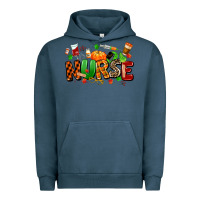 Pigment Midnight Navy fall nurse Urban Hoodie - MaliasSmallBusiness
