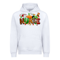 White fall nurse Urban Hoodie - MaliasSmallBusiness