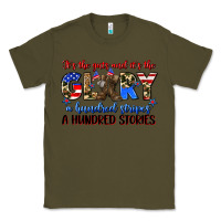 Army Green it's the guts and it's the glory a hundred stripes Classic Tee - Zillion Design Studio