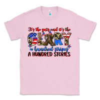 Bubblegum Pink it's the guts and it's the glory a hundred stripes Classic Tee - Zillion Design Studio