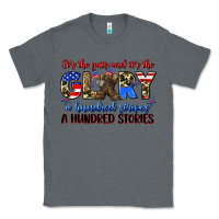 Charcoal Heather it's the guts and it's the glory a hundred stripes Classic Tee - Zillion Design Studio