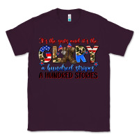 Plum it's the guts and it's the glory a hundred stripes Classic Tee - Zillion Design Studio