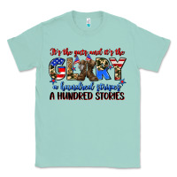Seafoam it's the guts and it's the glory a hundred stripes Classic Tee - Zillion Design Studio