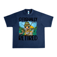 Navy o' fishally retired Urban Heavy Tee - BarkalooDesign