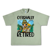 Oil Green o' fishally retired Urban Heavy Tee - BarkalooDesign