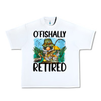 White o' fishally retired Urban Heavy Tee - BarkalooDesign