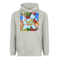 Moon Dust summer and leaf seamless pattern Heavyweight Hoodie - BundleAndBundleShop