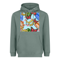 Sage summer and leaf seamless pattern Heavyweight Hoodie - BundleAndBundleShop