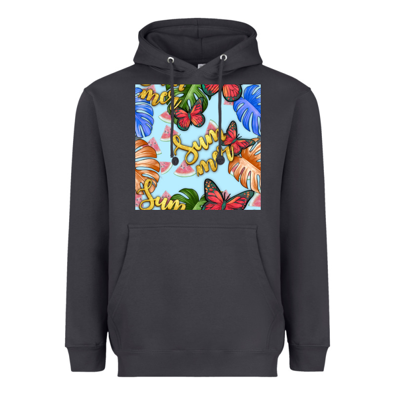 Summer And Leaf Seamless Pattern Heavyweight Hoodie by BundleAndBundleShop | Teevron