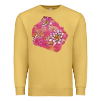 Antique Gold v.d  lavender and lotus patches Premium Sweatshirt - AdoDesignShop