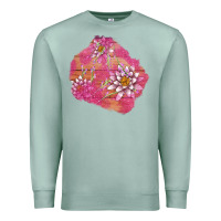 Seafoam v.d  lavender and lotus patches Premium Sweatshirt - AdoDesignShop