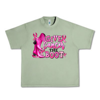 Oil Green give cancer the boot Urban Heavy Tee - RanaPortraitStore