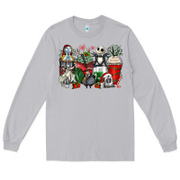 Moon Dust Christmas cartoon characters coffee cups Long Sleeve Tee - Zillion Design Studio