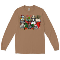 Toasted Coconut Christmas cartoon characters coffee cups Long Sleeve Tee - Zillion Design Studio