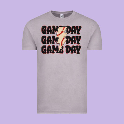 Vintage Tee game day game day baseball