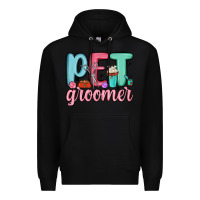 Black pet groomer Premium Hoodie - MaliasSmallBusiness