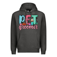 Charcoal Heather pet groomer Premium Hoodie - MaliasSmallBusiness