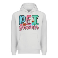 Dove Grey pet groomer Premium Hoodie - MaliasSmallBusiness