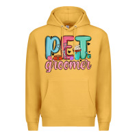 Mustard pet groomer Premium Hoodie - MaliasSmallBusiness