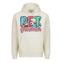 Oatmeal Heather pet groomer Premium Hoodie - MaliasSmallBusiness