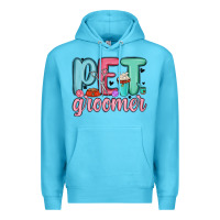 Ocean Blue pet groomer Premium Hoodie - MaliasSmallBusiness