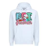 White pet groomer Premium Hoodie - MaliasSmallBusiness