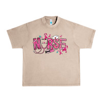 French Oak breast cancer nurse Urban Heavy Tee - RanaPortraitStore