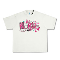 Pistachio breast cancer nurse Urban Heavy Tee - RanaPortraitStore