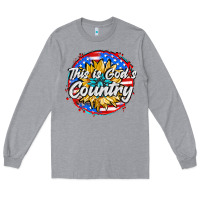Heather Grey this is god's country Long Sleeve Tee - AdoDesignShop