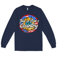 Navy this is god's country Long Sleeve Tee - AdoDesignShop