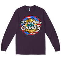 Plum this is god's country Long Sleeve Tee - AdoDesignShop