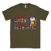 Army Green i'm not drunk i'm patriotic zillion Classic Tee - Zillion Design Studio