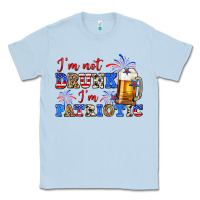 Dusty Blue i'm not drunk i'm patriotic zillion Classic Tee - Zillion Design Studio