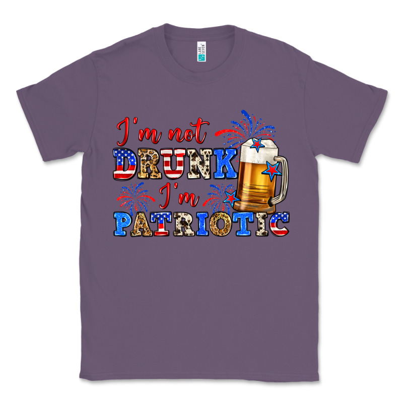 I'm Not Drunk I'm Patriotic Zillion Classic Tee by Zillion Design Studio | Teevron