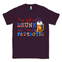 Plum i'm not drunk i'm patriotic zillion Classic Tee - Zillion Design Studio