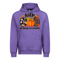 Tulip with god all things are possible Urban Hoodie - MaliasSmallBusiness
