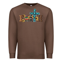 Chestnut western gemstone cross faith Premium Sweatshirt - Artiststas