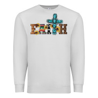 Dove Grey western gemstone cross faith Premium Sweatshirt - Artiststas